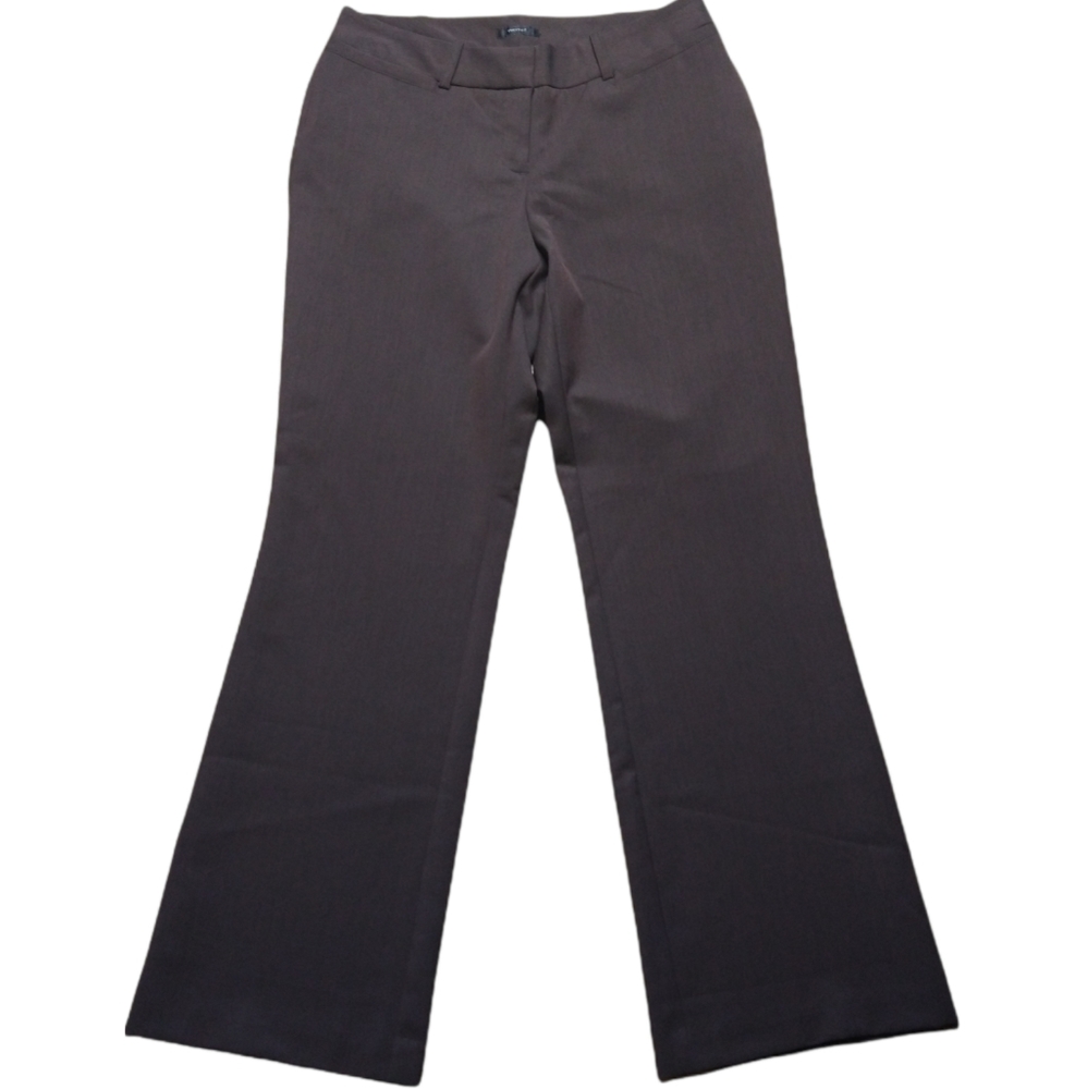 Worthington Curvy Fit Mid Rise Wine Pants